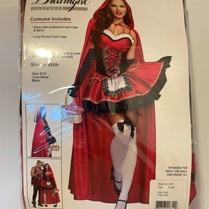 Dream girl Costume Little Red size Small